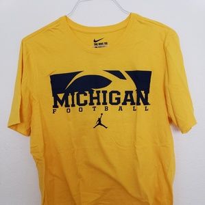 Jordan Brand Michigan Football Season Shirt